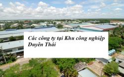 Tổng hợp các khu công nghiệp Duyên Thái 