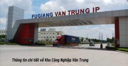 Thông tin về Khu công nghiệp Vân Trung