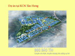 Dự án tại KCN Tân Hưng