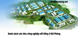 Danh sách các khu công nghiệp nổi tiếng ở Hải Phòng