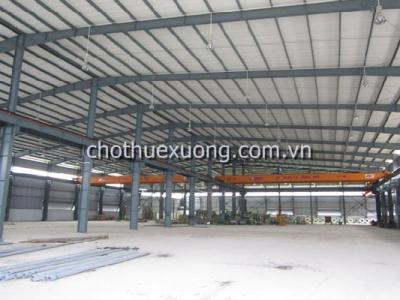 Cho thuê xưởng khu vực Quán Gỏi ,Bình Giang,Hải Dương cách Hà Nội 40 km