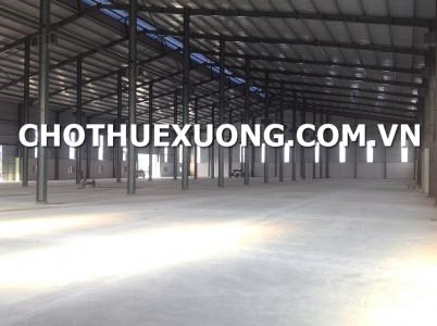 Cho thuê xưởng Hải Dương Nam Sách 4000m2 khuôn viên 10.000m, trạm điện 400KVA giá 30k/m2