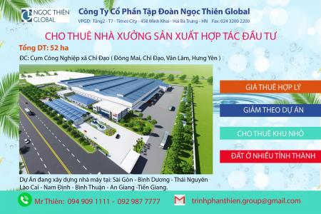 Cho Thuê Nhà Xưởng Sản Xuất - Hợp Tác Đầu Tư