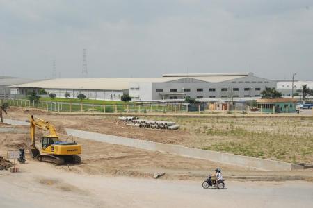 Bán đất công nghiệp 5020m2 tại Trí Quả, Hà Mãn, Thuận Thành Bắc Ninh 2 mặt tiền, có tường bao