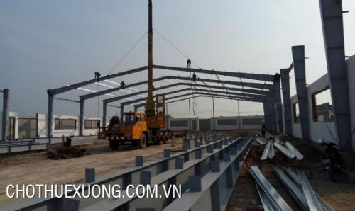 Cho thuê nhà xưởng mới tại KCN thuộc tp Hải Dương