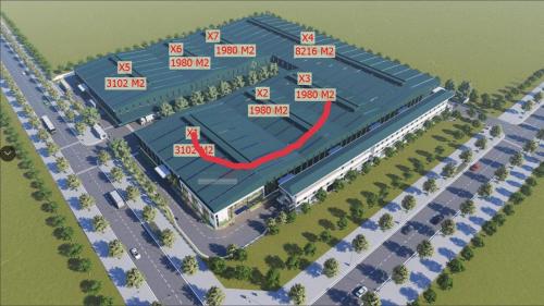 Cho Thuê Nhà Xưởng Tổng 7000m2 KCN Phố Nối A Hưng Yên