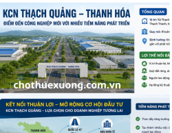 Khu công nghiệp Thạch Quảng – Cơ hội đầu tư phía Tây Thanh Hóa