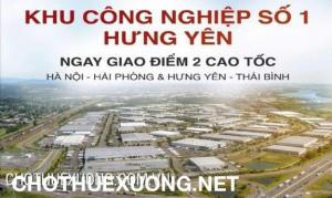 Chuyển nhượng đất từ 3000m2 trong KCN Số 1 Hưng Yên Chuyển nhượng đất từ 3000m2 trong KCN Số 1 Hưng Yên