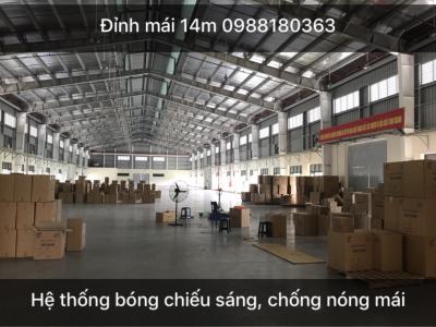 Kho chính chủ cho thuê tại cty 26 bộ quốc phòng Long Biên Hà Nội 2455m2