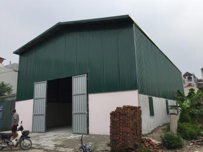 Cho thuê kho xưởng mới xây dựng 180m2 tại Hải Bối Đông Anh Hà Nội