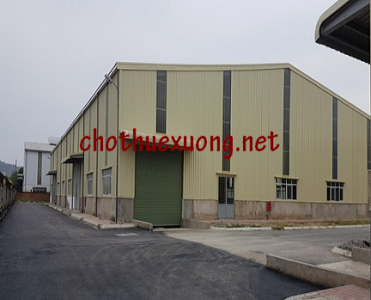 Cho thuê kho xưởng tại huyện Phúc Yên, tỉnh Vĩnh Phúc DT 602m2