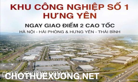 Chuyển nhượng đất từ 3000m2 trong KCN Số 1 Hưng Yên