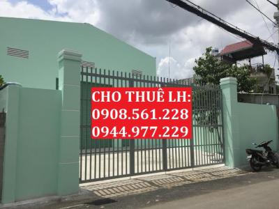 Cho thuê nhà xưởng 550m2 mới xây đường Phan Văn Hớn Q12