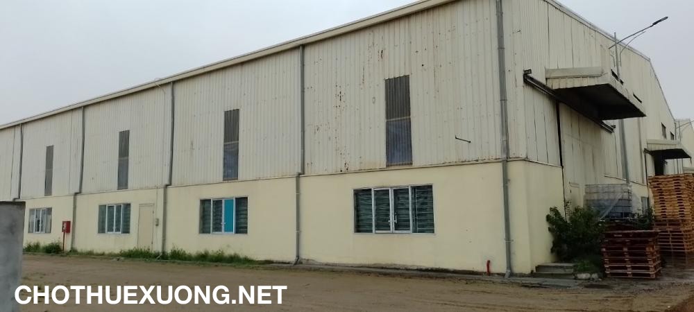 Cho thuê 16.000m2(gồm 3 xưởng) Mỹ Hào, Hưng Yên